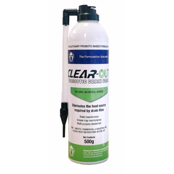 Drain Cleaner Pest Control, Clearout Probiotic Drain Foam 500g